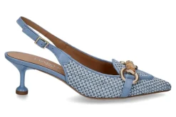 Damen Martina T Slingpumps L9008 NAPPA- blue jeans