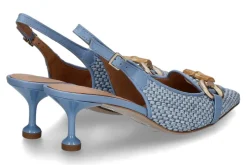 Damen Martina T Slingpumps L9008 NAPPA- blue jeans