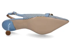 Damen Martina T Slingpumps L9008 NAPPA- blue jeans