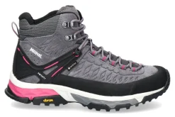 Damen Meindl Damen- Wanderschuh TOP TRAIL MID- grau/ magenta