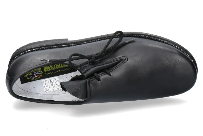 Herren Meindl Trachtenschuh 85 M LEDERSOHLE SCHWARZ (48)