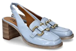 Damen Mjus Slingpumps Leder cielo/blau