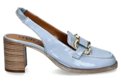 Damen Mjus Slingpumps Leder cielo/blau