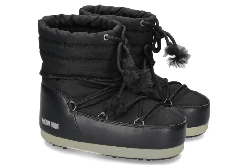 Damen Moon Boot Bootie EVX LIGHT NYLON- black/schwarz