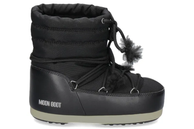 Damen Moon Boot Bootie EVX LIGHT NYLON- black/schwarz