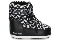 Damen Moon Boot Bootie ICON LOW OPTICAL- black/white