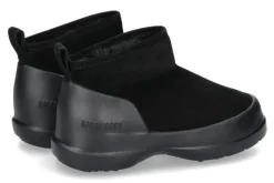 Damen Moon Boot Bootie LUNA LOW SUEDE- black/schwarz