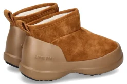Damen Moon Boot Bootie LUNA LOW SUEDE- cognac
