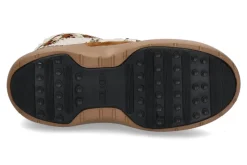 Damen Moon Boot Bootie LUNA SHEARLING SUEDE- whisky/offwhite