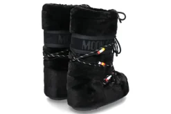 Damen Moon Boot Boots ICON FAUX FUR BEADS- black/schwarz