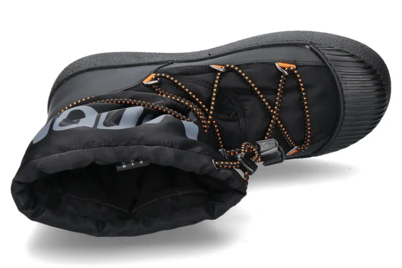 Herren Moon Boot Herren- Snowboot MTRACK POLAR- black/orange