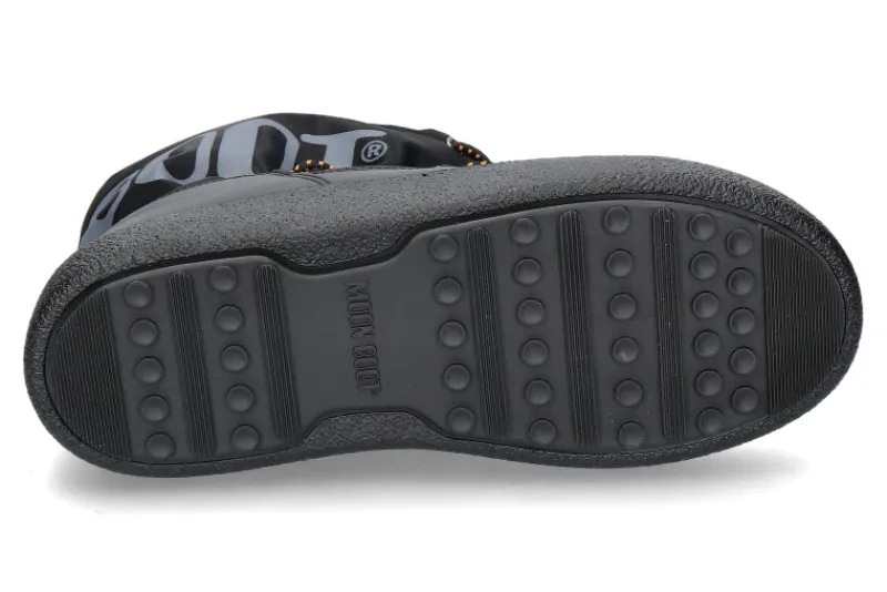 Herren Moon Boot Herren- Snowboot MTRACK POLAR- black/orange