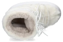 Damen Moon Boot ICON LOW FAUX FUR OPTICAL WHITE