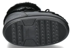 Damen Moon Boot ICON LOW FAUX FUR BLACK