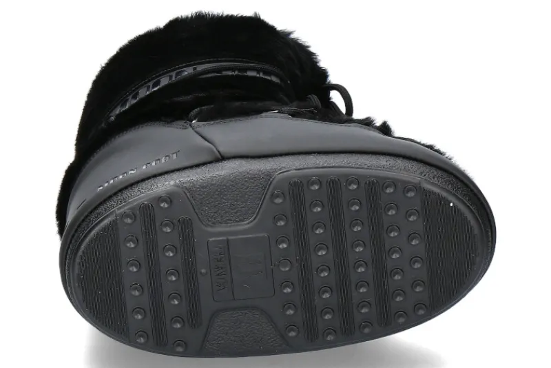 Damen Moon Boot Snowboot CLASSIC FAUX FUR BLACK (35-38)