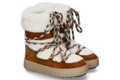 Damen Moon Boot Snowboot gefüttert LTRACK SHEARLING- whiskey/off white