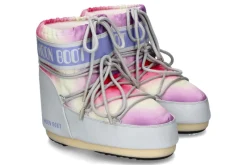 Damen Moon Boot Snowboot ICON LOW TIE DYE- glacier grey