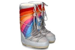 Damen Moon Boot Snowboots ICON RAINBOW GLACIER BLUE RED