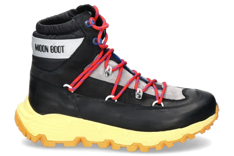 Herren Moon Boot Stiefelette TECH HIKER BLACK