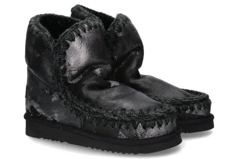 Damen mou Boots ESKIMO 18 METAL PRINT ON BLACK