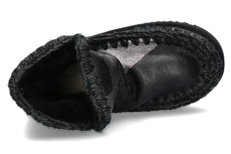 Damen mou Boots ESKIMO 18 METAL PRINT ON BLACK