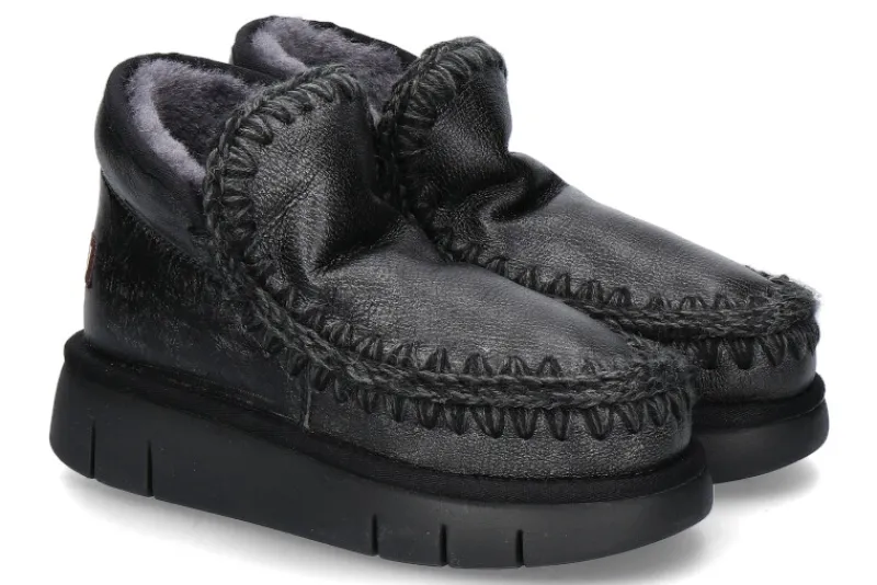 Damen mou Boots gefüttert ESKIMO BOUNCE SNEAKER- black/schwarz