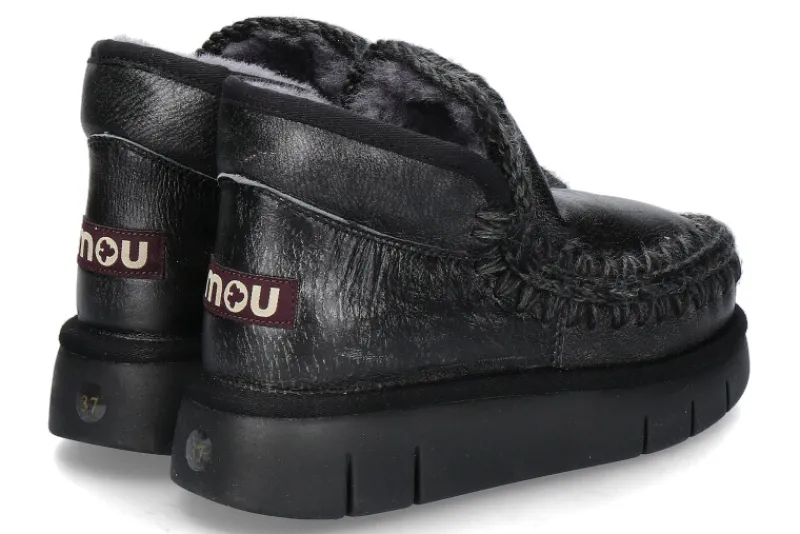 Damen mou Boots gefüttert ESKIMO BOUNCE SNEAKER- black/schwarz