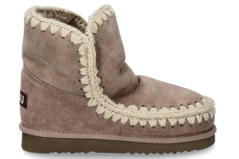 Damen mou Boots gefüttert ESKIMO ELGRY- grau/taupe