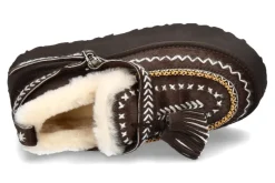 Damen Nan-Ku Couture Nan-Ku Bootie gefüttert DFH-14 CAVALLINO- coffee/ dunkelbraun