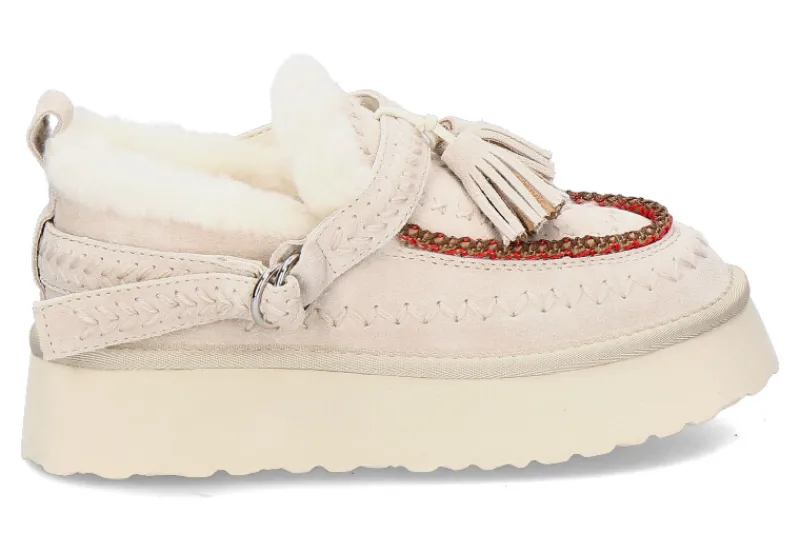 Damen Nan-Ku Couture Bootie gefüttert DFH-13 BEIGE