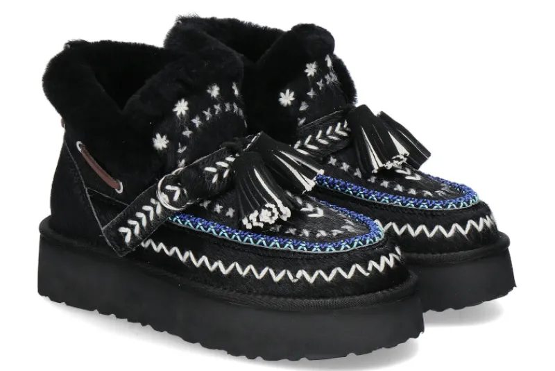 Damen Nan-Ku Couture Boots gefüttert CAVALLINO- black/ schwarz