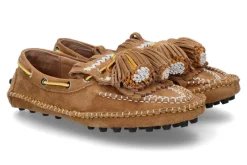 Damen Nan-Ku Couture Mokassin LEATHER- camel/braun