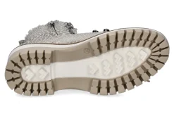 Damen New Italia Shoes New Italia Boots gefüttert BRENDA PERL- weiss/ platin