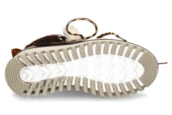 Damen New Italia Shoes Boots gefüttert ERIKA RINDSLEDER- braun/weiss