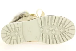 Damen New Italia Shoes Stiefelette gefüttert SNAKE LOOK SAND