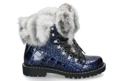 Damen New Italia Shoes Stiefelette gefüttert REPTIL-OPTIK VEGAS (41)