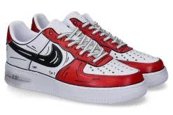 Herren Ballo Da Sola Nike Air Force 1 Sneaker by CARTOON rot/weiss