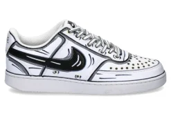 Herren Ballo Da Sola Nike by BallodaSola Sneaker CARTOON BLACK WHITE
