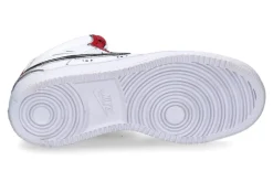 Herren Ballo Da Sola Nike Customized by Mid-Cut CARTOON ROSSO