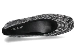 Damen Odare Ballerina AGATA CAMOSCIO- nero