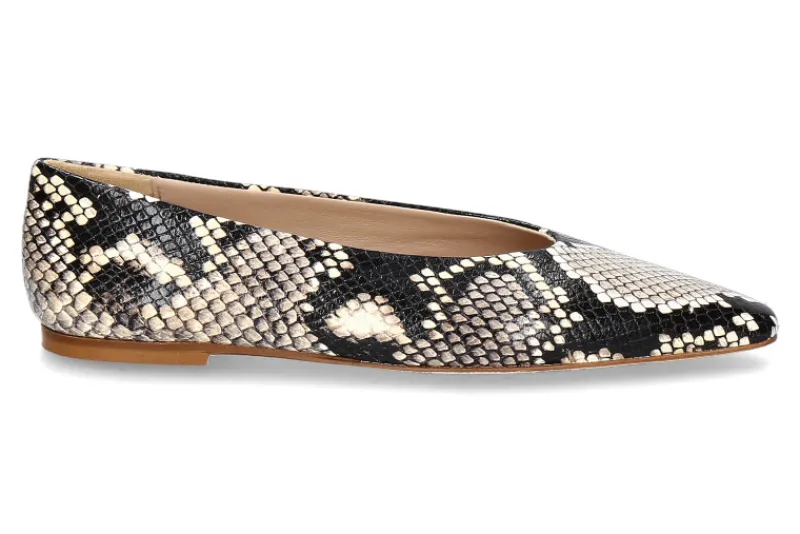 Damen Odare Ballerina BILBAO PITONE CLASSIC- roccia