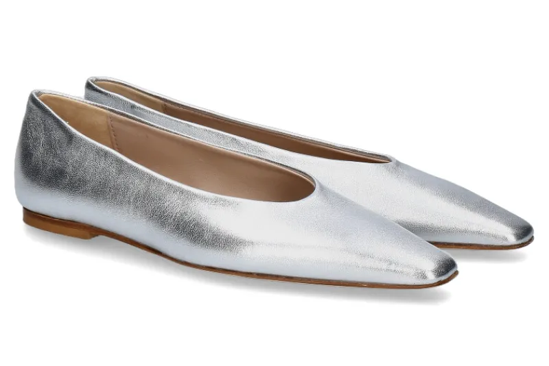 Damen Odare Ballerina BILBAO WASHED- argento