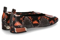 Damen Odare Ballerina CATAGENA PITONE CASPER- noce