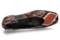 Damen Odare Ballerina CATAGENA PITONE CASPER- noce