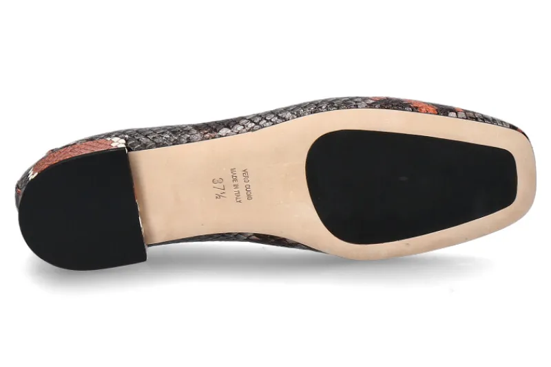 Damen Odare Ballerina CATAGENA PITONE CASPER- noce