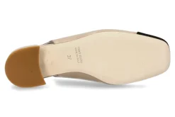 Damen Odare Slingpumps GIRONA NAPPA CAMOSCIO- beige/ nero