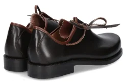 Herren Haferl Original Original Haferl Trachtenschnürer FRANZ KALBSLEDER BRAUN (45)