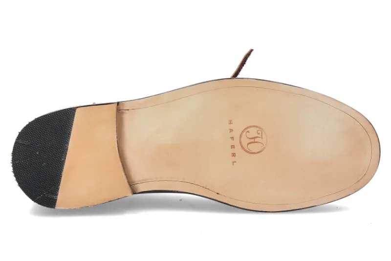 Herren Haferl Original Original Haferl Trachtenschnürer FRANZ KALBSLEDER BRAUN (45)