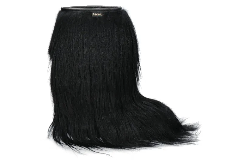 Damen Oscar Sport Damen-Fellstiefel CAPRA NERO