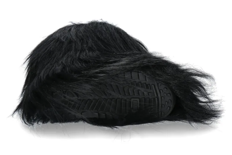 Damen Oscar Sport Damen-Fellstiefel CAPRA NERO